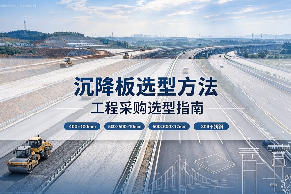 新津沉降板选择方法