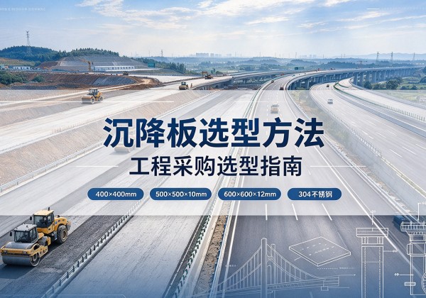 新津沉降板选择方法